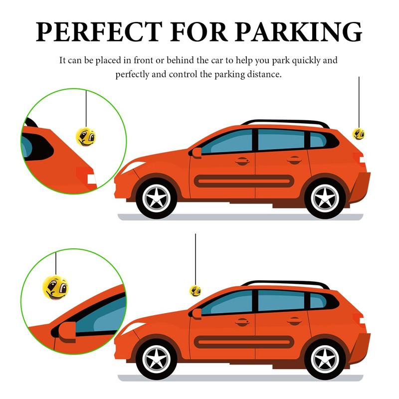 SHMZK Double Garage Parking Aids, Retracting Ball Sensor Parking Ball