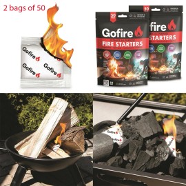 GOFIRE New GoFire Ultimate All Purpose Fire Starter 100 ct. Outdoor Quick Firestarters
