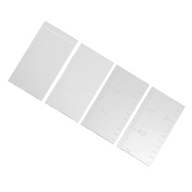 Espejo con Tabla de Crecimiento para Niños, Irrompible, Versátil, Transparente, Regla de Altura, Escala de Espejo, Acrílico para Dormitorio