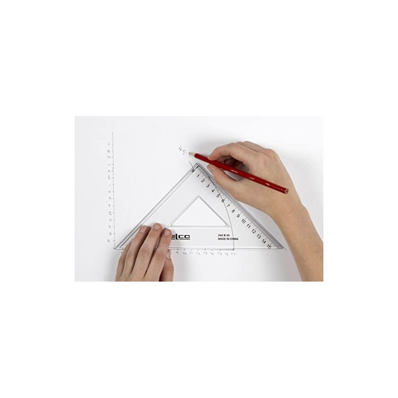 Celco 45 Degree Set Square, 26Cm