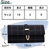 Round Sheep fas02 Long Wallet, Women's Wallet, Leather, Card Case,
