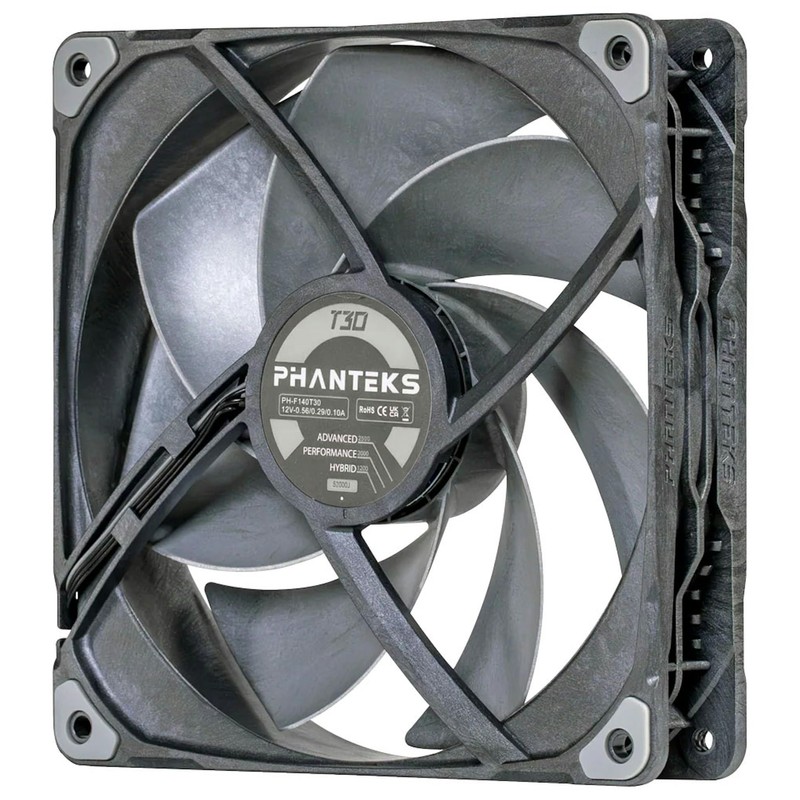 Phanteks T30 High Performance Premium PWM Cooling Fan with Triple