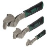 6” 8” 10” Self Adjustable Pipe Wrench Set, Chrome Vanadium