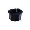 CEMETERY VASE LINER GRAVESTONE FLOWER HOLDER ROUND BOTTOM AND LID