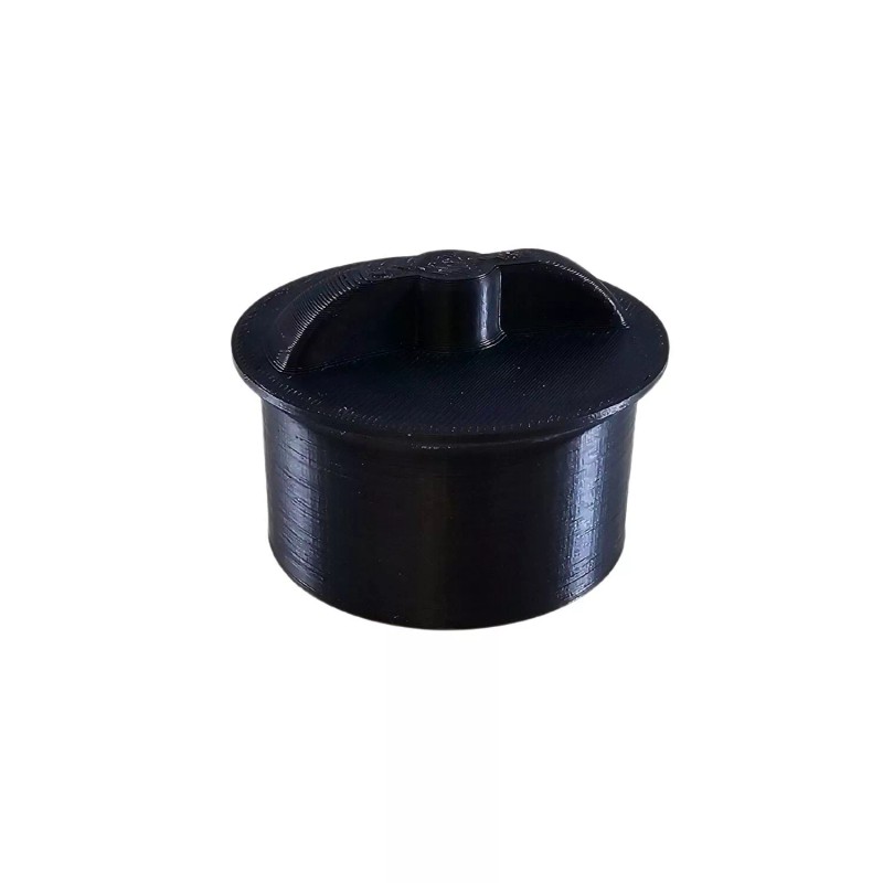 CEMETERY VASE LINER GRAVESTONE FLOWER HOLDER ROUND BOTTOM AND LID