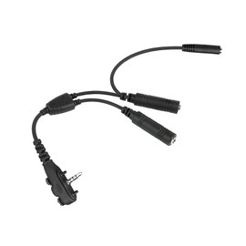 Wirenest Aviation Dual Plug Headset Adapter with External PTT for Yaesu FTA-250 / FTA-450 / FTA-550 / FTA-750 – Essential Backup & Seamless Connection