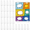 Worldity 30 Pcs Comic Book Wall Display, Acrylic Clear Floating