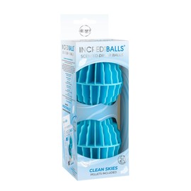 airpure INCREDiBALLS Scented Laundry Dryer Balls Starter Pack-Clean Skies, Blue, One Size