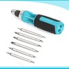 DURATECH Screwdriver Replacement Screwdriver Set 12-IN-1 Quick Release Ball Grip,