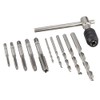 SeonFook 11pcs Tap Set T Handle Tap Wrench Handleset Tool