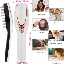 Phototherapy Scalp Massager Comb for Hair Growth, Phototherapy Hair Regrowth Brush,Anti Hair Loss Head Care Electric Massage Comb Brush with USB Rechargeable1