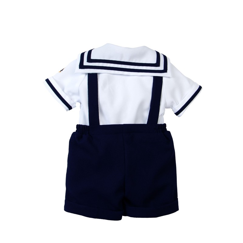 Spring Notion Baby Boys Sailor Set with Hat Style-A Medium