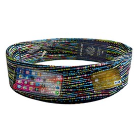 BANDI Pocketed Wraps - Your Secure, Comfortable, and Versatile Accessory for an Active Lifestyle, Perfect for Travel, Fitness, and Daily Activities (Confetti, XX-Large)