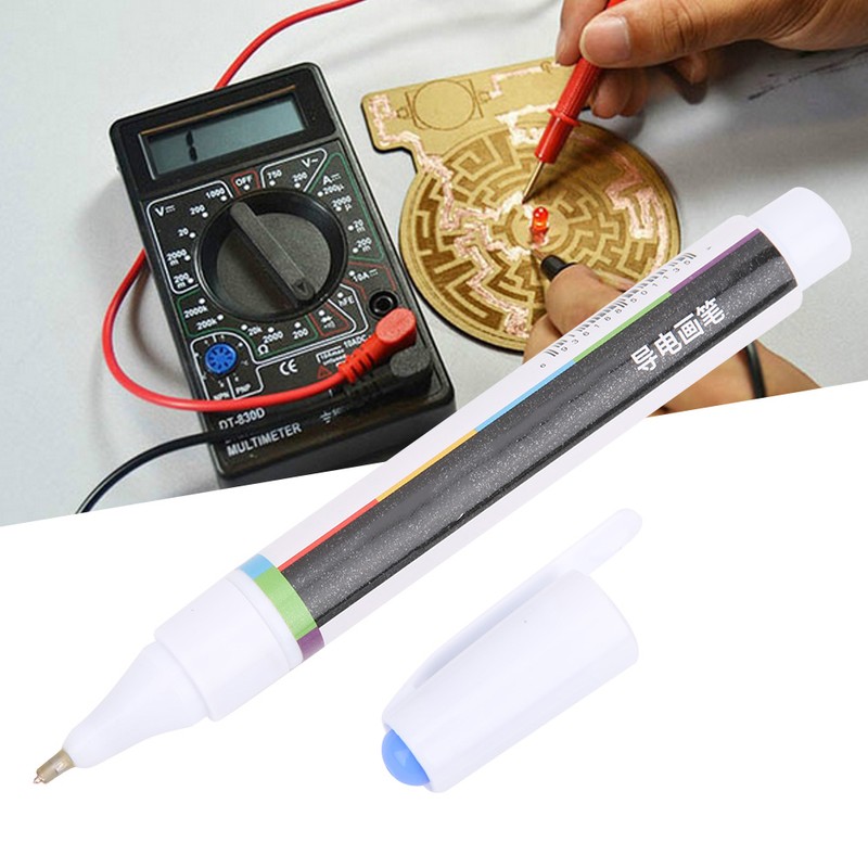 Conductive Ink Pen Electronic Circuit Scribe Draw Circuits Conductivity Fast