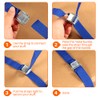 Hodzeed 10 Pack Tightening Luggage Ratchet Straps with Claw Buckle