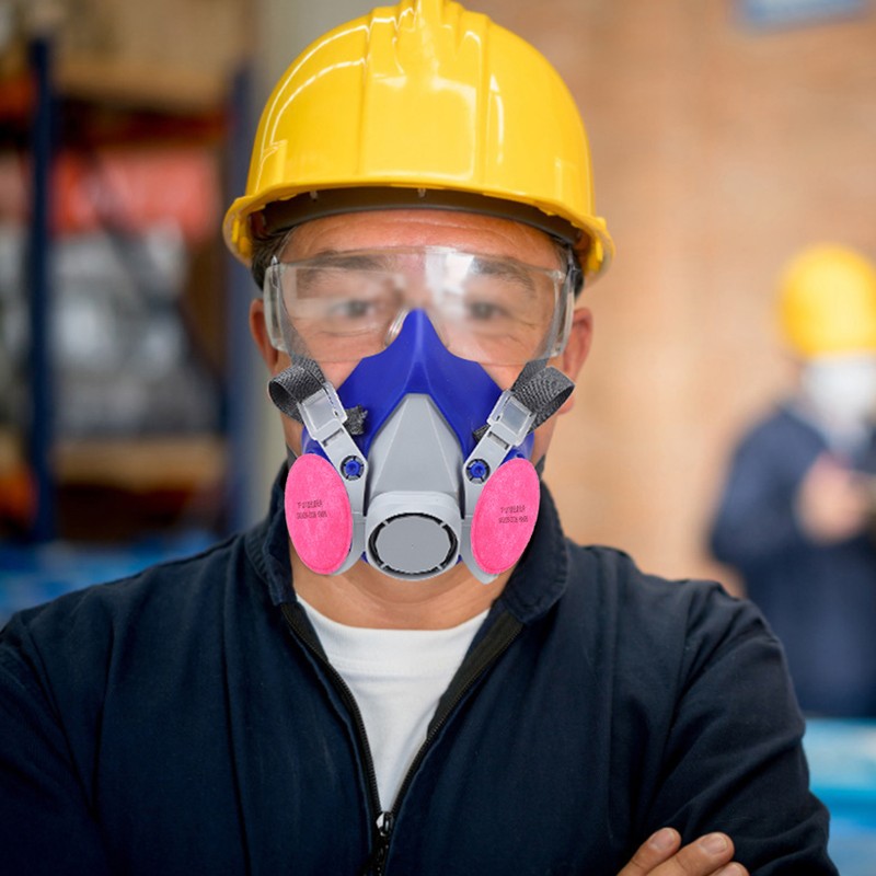 Self-Suction Half Facepiece Particulate Filter Anti Dust Respirator Mask with