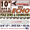 Rotary COPPERHEAD 10" BAR & SAW CHAIN KIT ECHO PPT