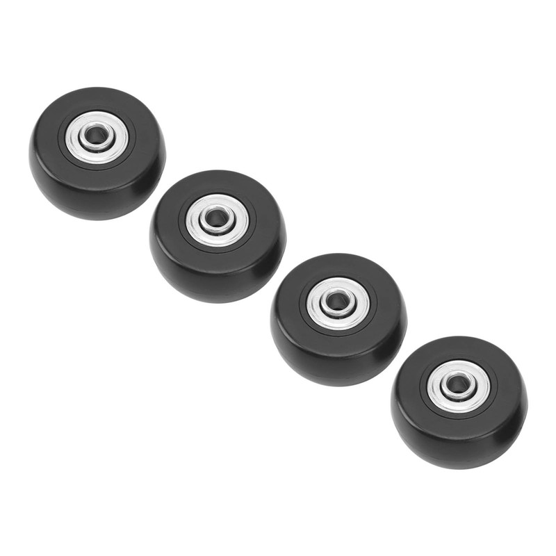 4PCS Suitcase Replacement Wheel PVC and Aluminum Alloy Silent Travel