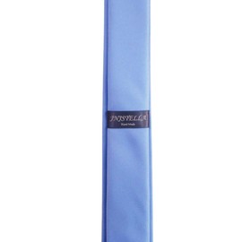 jnjstella Solid Skinny de los hombres Necktie 5,1 cm Tie, Azul (Sky Blue)