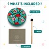 Dozzly Mini Rain Drum, 3 Inches 6 Notes Portable Steel
