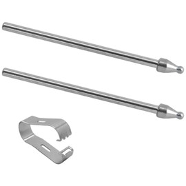 HaeKap 2 Pack Titanium Alloy Fine Point Replacement Pencil Nibs Fit for BOOX Pen 2 Pro Stylus Pen,No Easy to Scratch The Screen