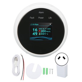 Smart Gas Leak Detector Highly Sensitive Combustible Gas Alarm WiFi Gas Leak Sensor for Home AC100-240V AU Plug