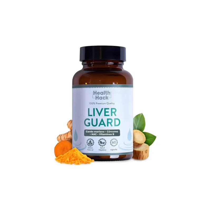 Liver Guard Cardo Mariano Silimarina Diente León Fórmula Herbal Vitaminas