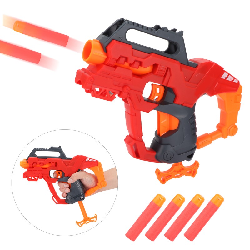 Kids CS Blaster Weapon Toy 10m Transmitter Soft Darts Birthday