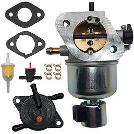 15003-7081 Carburetor with Fuel Pump Fit for Kawasaki FH580V FH541V 19Hp 4 Cycle Engines Replaces #15004-7056 15003-7102 15003-7086