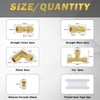TRUSTKITS 1/4"OD x 1/4"OD Brass Compression Tube Fittings, 1/4" Compression