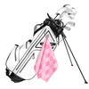 Argyle - Toalla de golf a cuadros con clip para