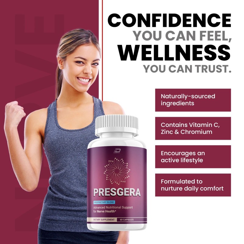 Presgera (1 Pack) Presgera Capsules – Presgera All Natural Glycogen