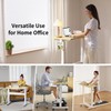WALKINGDESK Mobile Walking Pad Desk with Wheels, Pneumatic Small Rolling