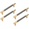 Pack of 4 Cabinet Handles, 128 mm Aluminium Alloy Kitchen