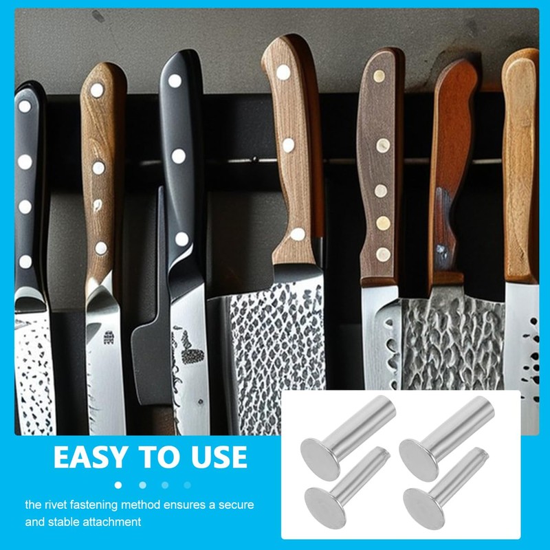 Warmhm 4 Pairs Handle Rivets Kitchen Handle Screws Fixing Rivet