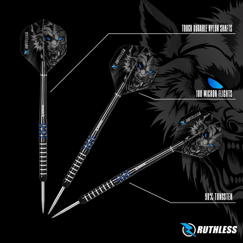 RUTHLESS | Animal Darts Set | Steel Tip | 90%