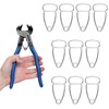 10pcs Miter Spring Clamps, Miter Clamps for Trim Corner, Loaded