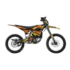 Surron Ultra Bee Graphics Kit Wrap - Tribal Orange - Sur-Ron Skin - Premium 3M Vinyl Protective Wrap Decal Cover - Easy to Apply | Crafted in The USA by MightySkins