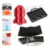 Dolores 3pcs Molde Charola Bandeja Hielo Silicona Cocina Bebida Bala