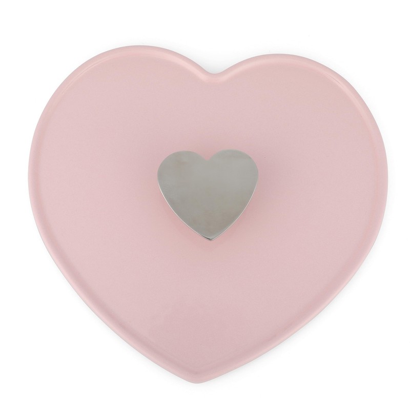 Martha Stewart Heart Shaped 2-Quart Enamel Cast Iron Dutch Oven