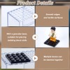 FINGERINSPIRE 2-Tier Display Case with 12 Compartments for Mini Figures