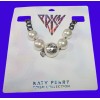 Katy Perry Love Me Oversized Pearls and Chain Link Necklace
