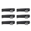 6Pcs Walkie Talkie Belt Clip Portable Sturdy Easy Installation Radio