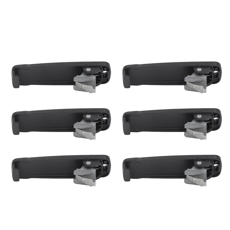 6Pcs Walkie Talkie Belt Clip Portable Sturdy Easy Installation Radio