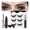 Jasmin Hone Pestañas Postizas Magneticas 3 Pares