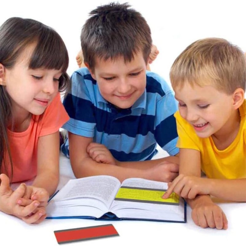 XIANFQNKJ Reading Ruler, 8 Colors, Set of 8, Reading Guide,