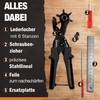 ToolTopia Lochzange fr Leder [KOMPLETTSET], Locheisen | Lochstanzer als Leder