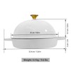 Flavehc Bread Oven Cast Iron Bread Dutch Oven with Cloche