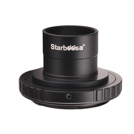 Starboosa 1.25" T Adapter & T2 Ring for Nikon DSLR – Telescope Photo Adapter for Prime Focus Astrophotography