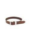 CAT Unisex Madison Genuine Leather Belt, Brown, Small